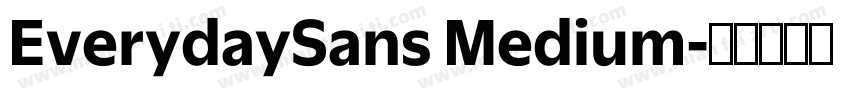 EverydaySans Medium字体转换